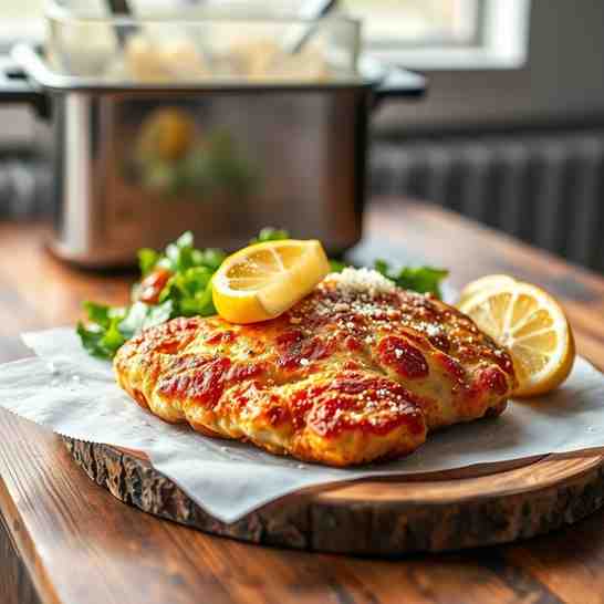 Crispy Veal Cotoletta - Use Deep Fryer for Delicious Results